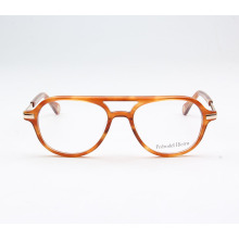 Monture de lunettes optique jaune design abordable 2018 pour lunettes de vue en acétate de filles